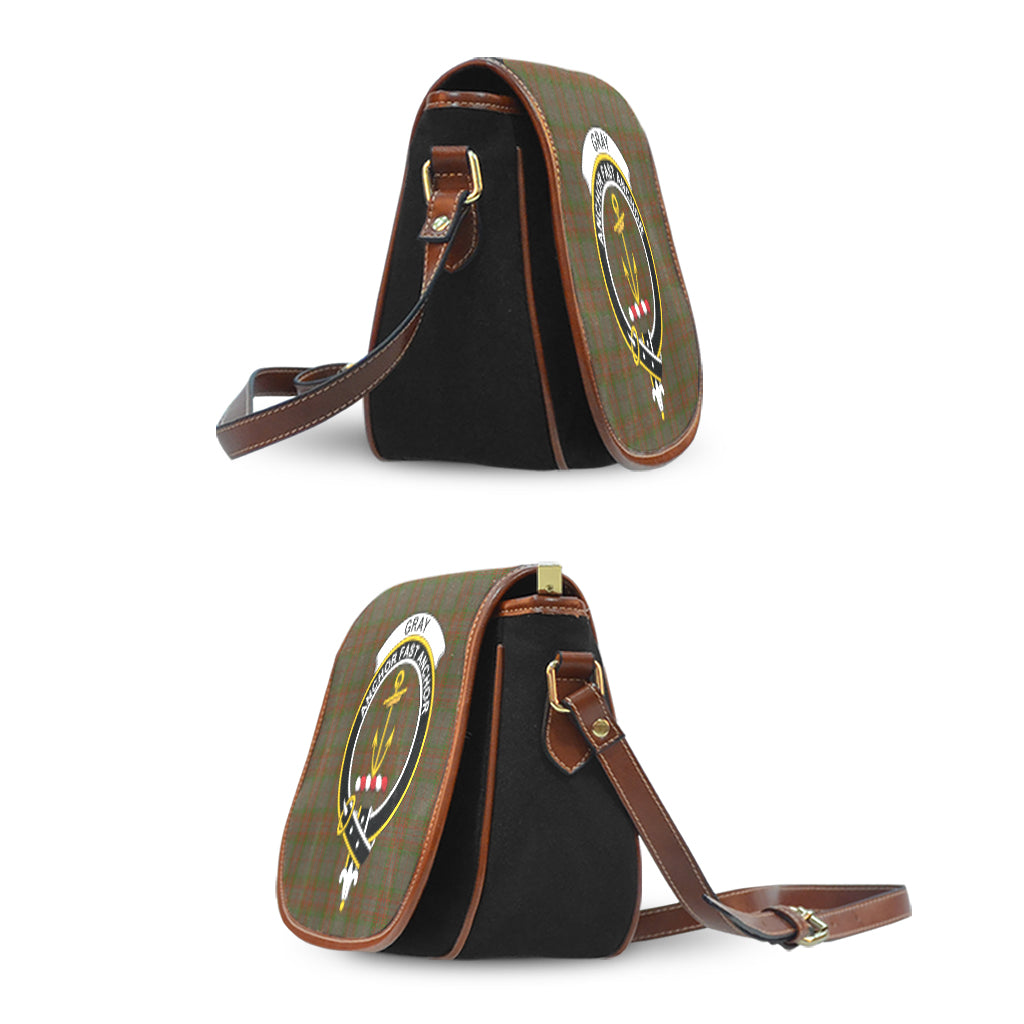 gray-tartan-saddle-bag-with-family-crest