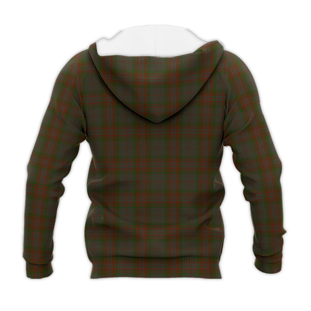 Gray Tartan Knitted Hoodie - Tartan Vibes Clothing