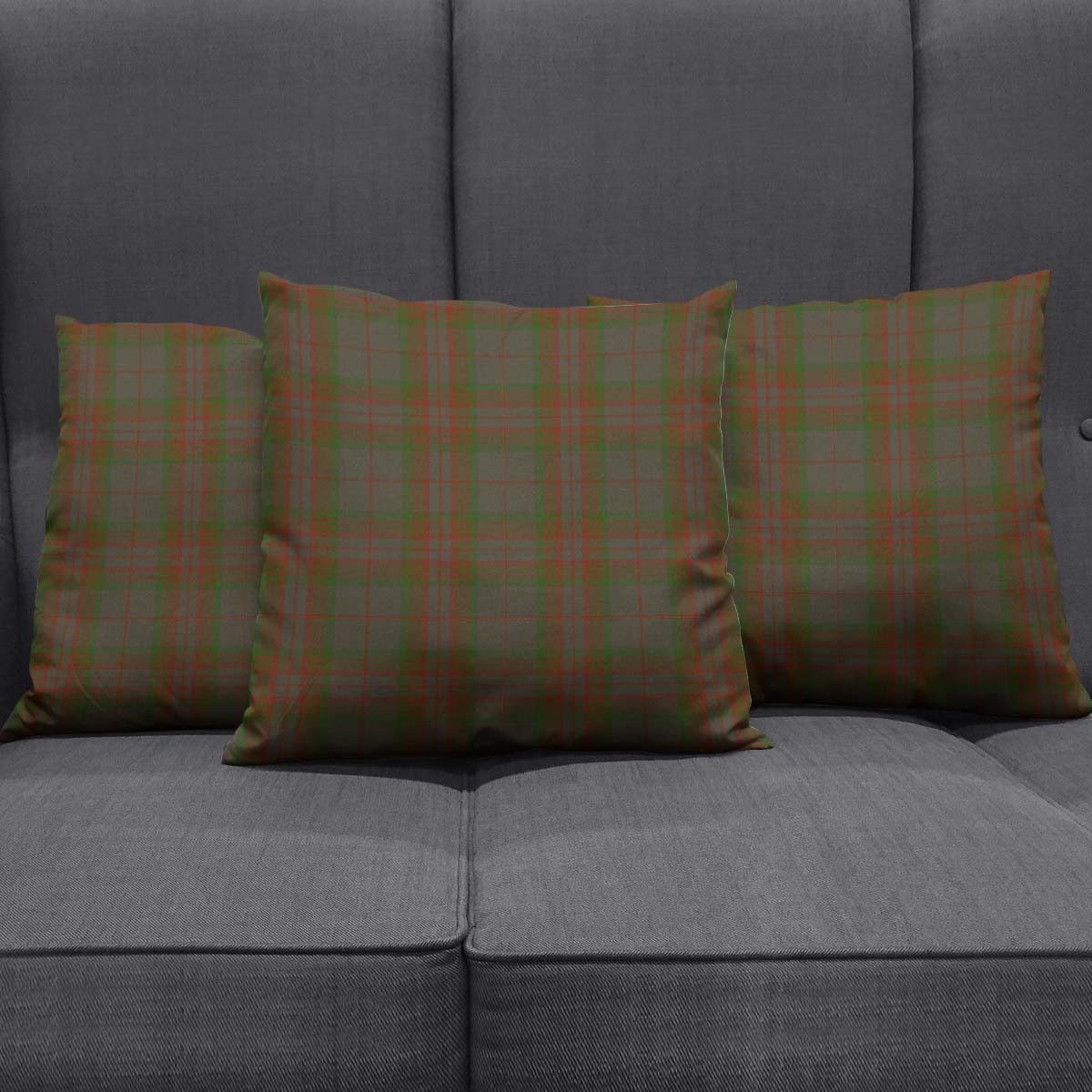 Gray Tartan Pillow Cover - Tartan Vibes Clothing