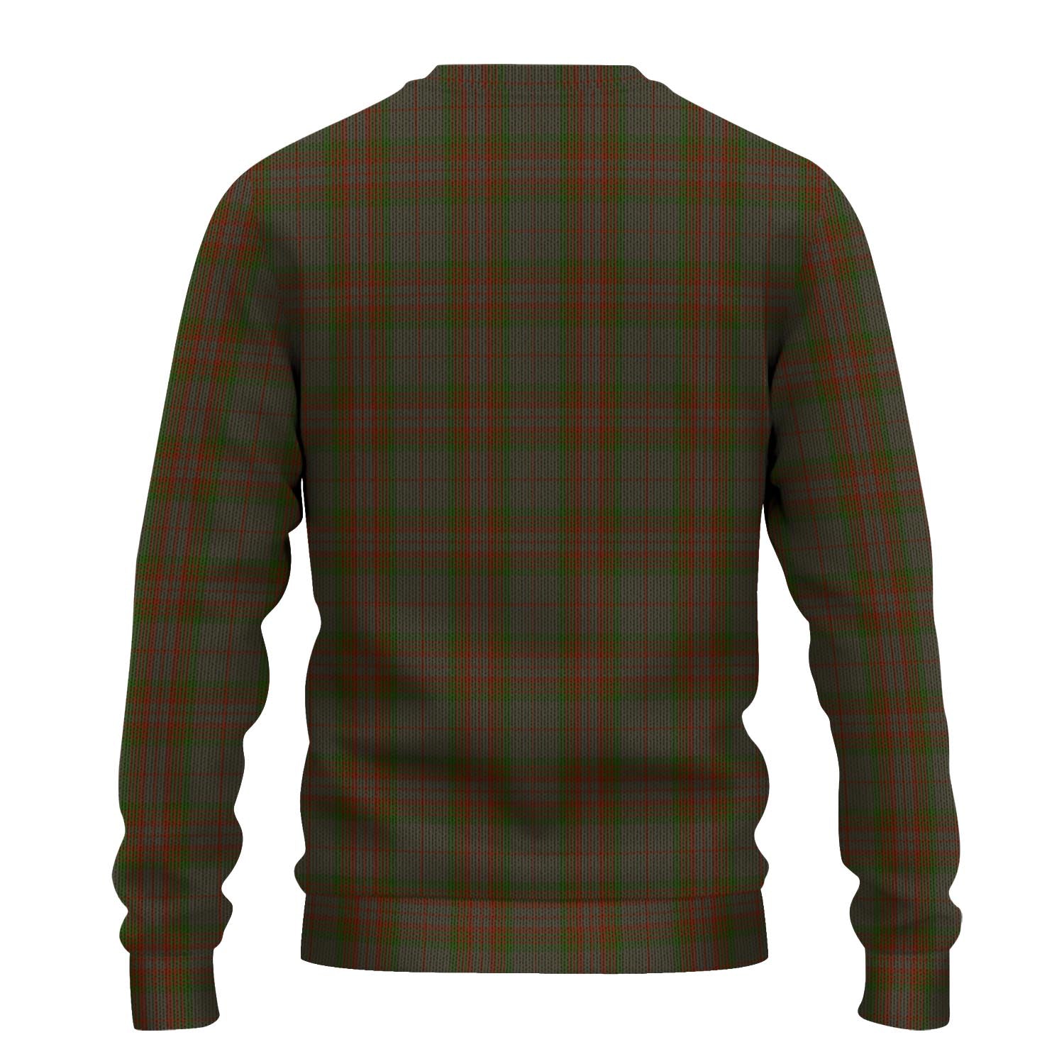 Gray Tartan Ugly Sweater with Family Crest - Tartan Vibes Clothing