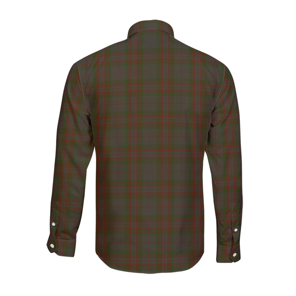 Gray Tartan Long Sleeve Button Up Shirt - Tartan Vibes Clothing