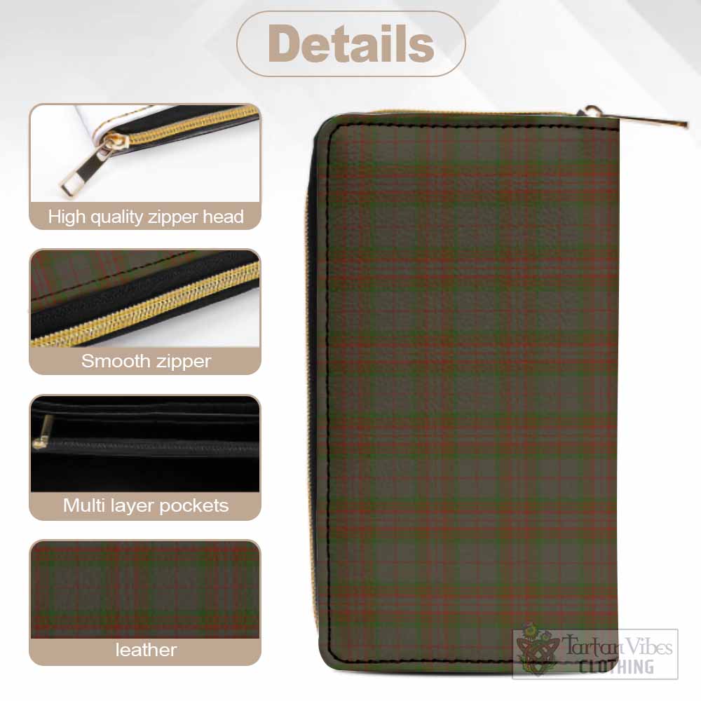 Tartan Vibes Clothing Gray Tartan Women's Leather Wallet