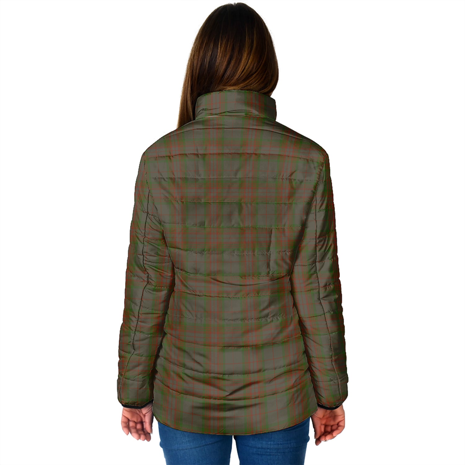 Gray Tartan Padded Jacket - Tartan Vibes Clothing
