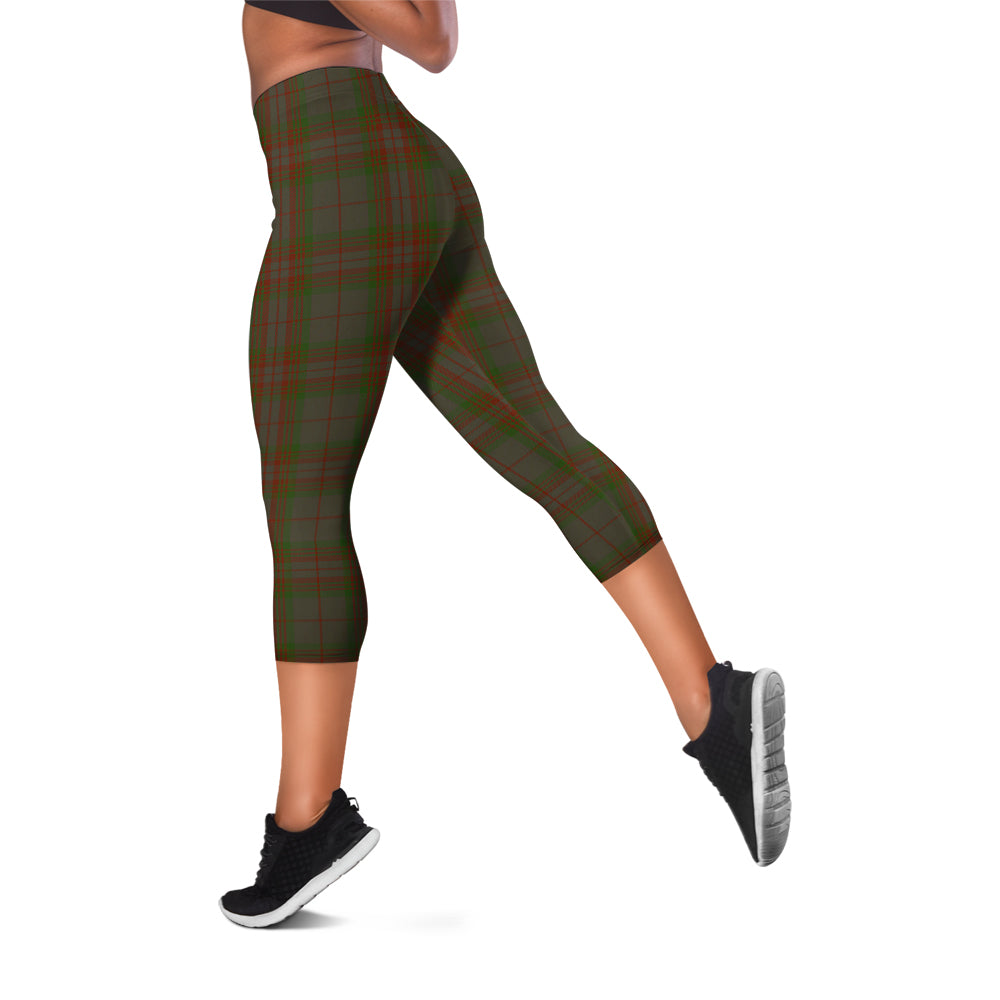 Gray Tartan Womens Leggings - Tartan Vibes Clothing