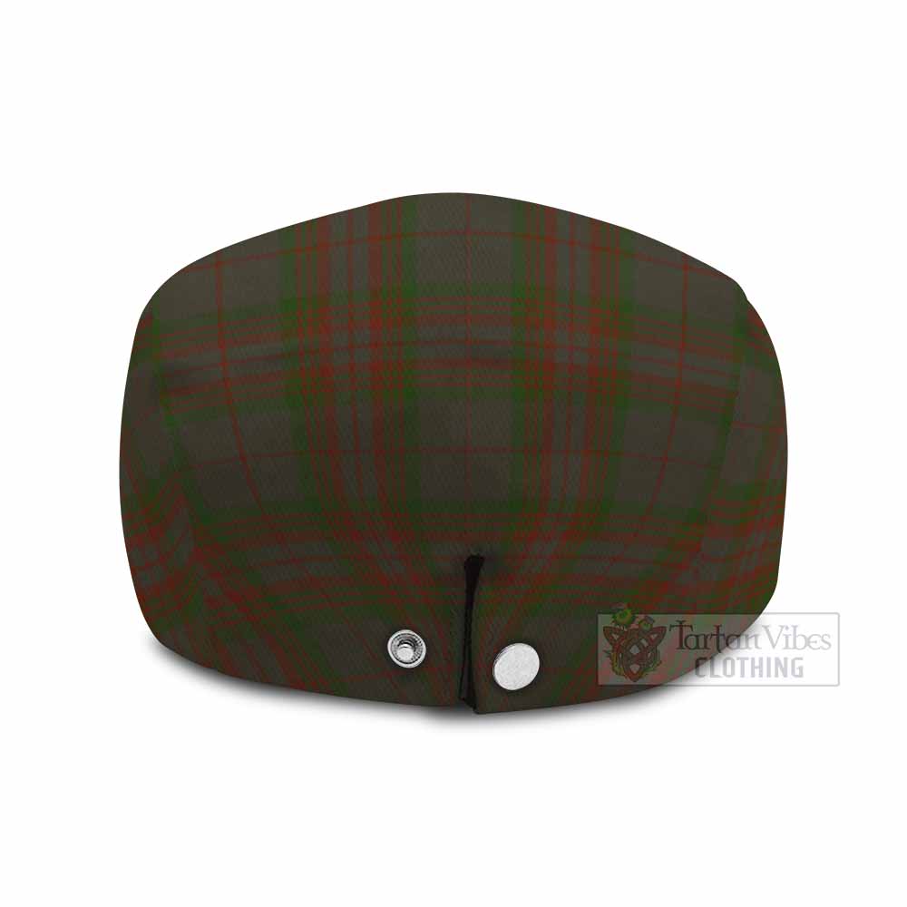 Gray Family Crest Tartan Jeff Cap, Tartan Flat Cap
