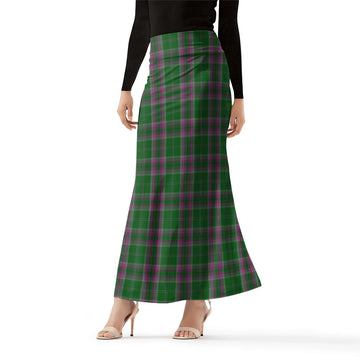Gray Hunting Tartan Womens Full Length Skirt