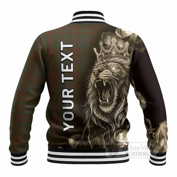 Gray Tartan Baseball Jacket Roaring Lion Heritage