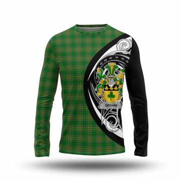 Grehan Irish Clan Long Sleeve T-Shirt Celtic Circle Style