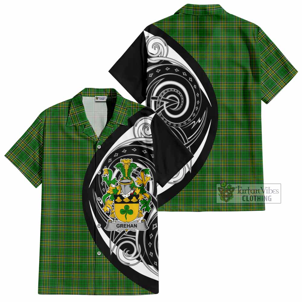 Grehan Irish Clan Hawaiian Shirt Celtic Circle Style - Tartan Vibes Clothing