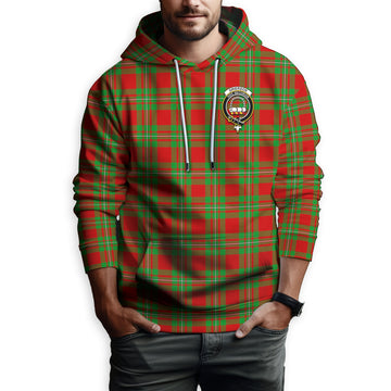 Grierson Tartan Hoodie with Family Crest Zip Hoodie - Tartan Vibes Clothing