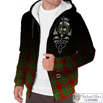 Grierson Tartan Sherpa Hoodie Featuring Alba Gu Brath Family Crest Celtic Inspired Unisex - Tartan Vibes Clothing