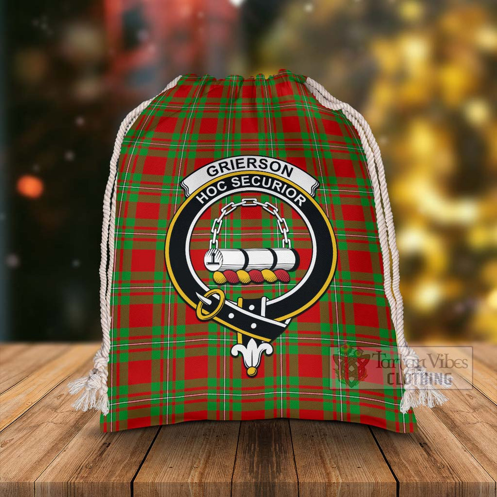 Grierson Tartan Christmas Santa's Bag with Family Crest - Tartan Vibes Clothing