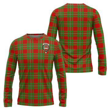 Grierson Tartan Long Sleeve T-Shirt with Family Crest Unisex - Tartan Vibes Clothing