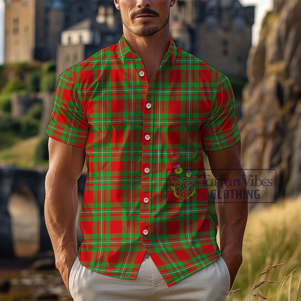 Grierson Tartan Cotton Hawaiian Shirt Kid - Tartan Vibes Clothing