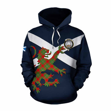 Grierson Tartan Lion Rampant Cotton Hoodie Proudly Display Your Heritage with Alba Gu Brath and Clan Name Pullover Hoodie XS - Tartan Vibes Clothing
