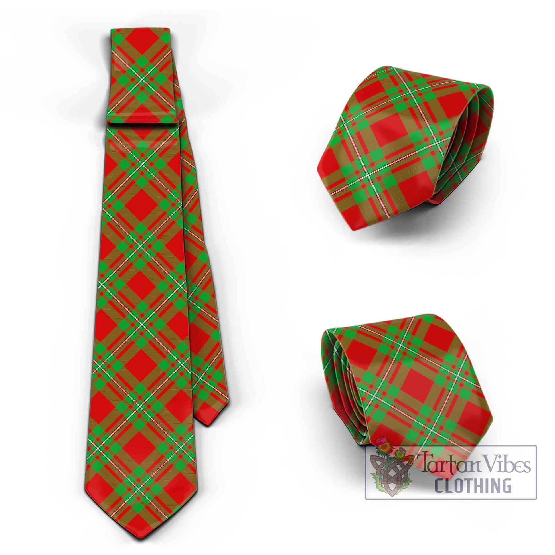 Grierson Tartan Classic Necktie Cross Style Necktie One Size - Tartan Vibes Clothing