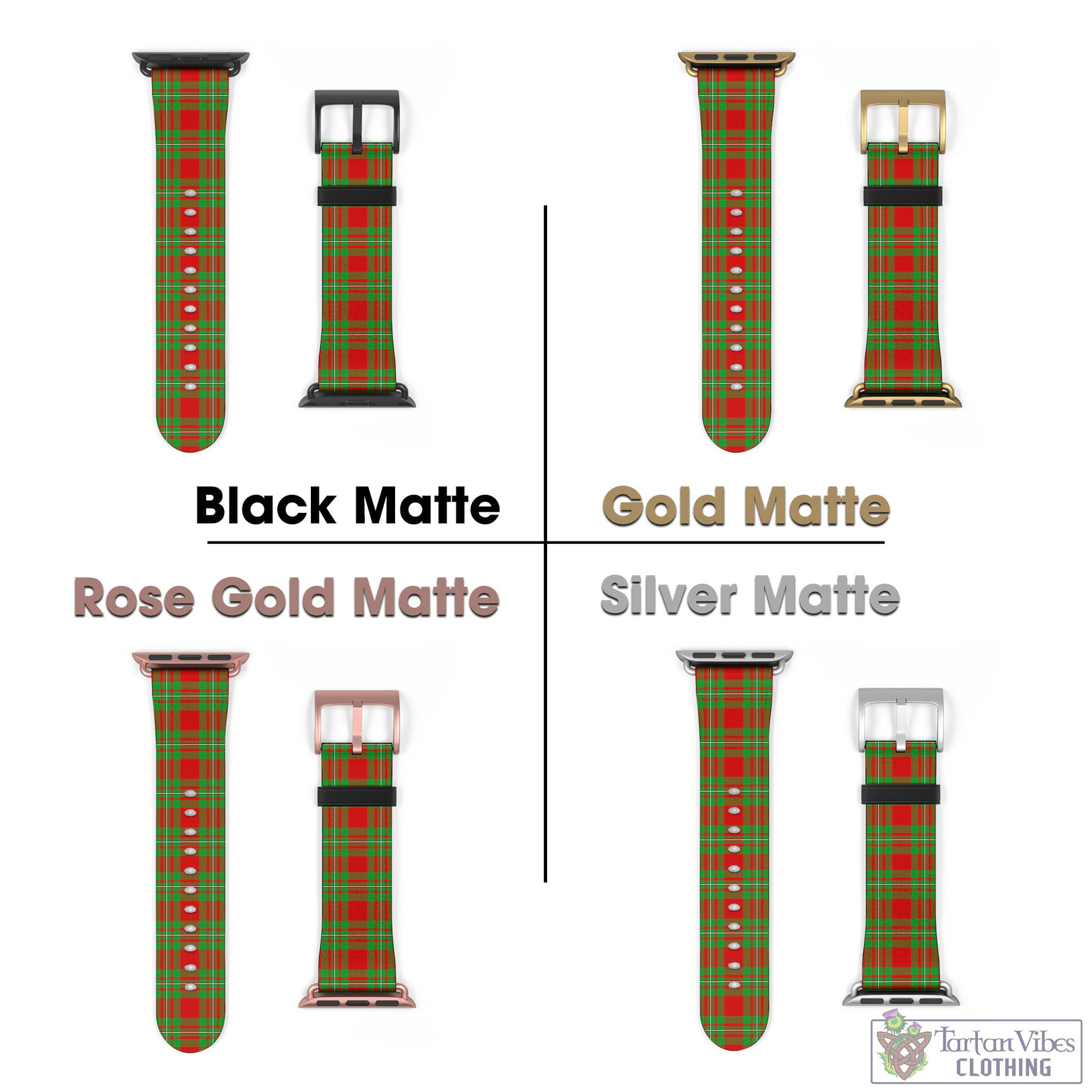 Grierson Tartan Watch Band 42 - 45 mm - Tartan Vibes Clothing