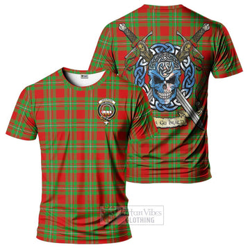 Grierson Tartan T-Shirt with Family Crest Celtic Skull Style Kid's Shirt - Tartan Vibes Clothing