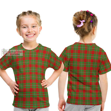 Grierson Tartan Kid T-Shirt Youth XL Size14 - Tartan Vibes Clothing