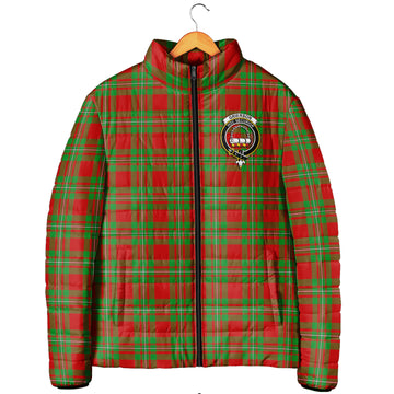 Grierson Tartan Padded Jacket with Family Crest