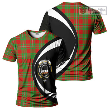 Grierson Tartan T-Shirt with Family Crest Circle Style Kid's Shirt - Tartan Vibes Clothing
