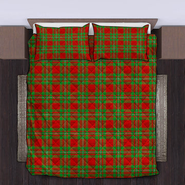 Grierson Tartan Quilt Bed Set King - Tartan Vibes Clothing