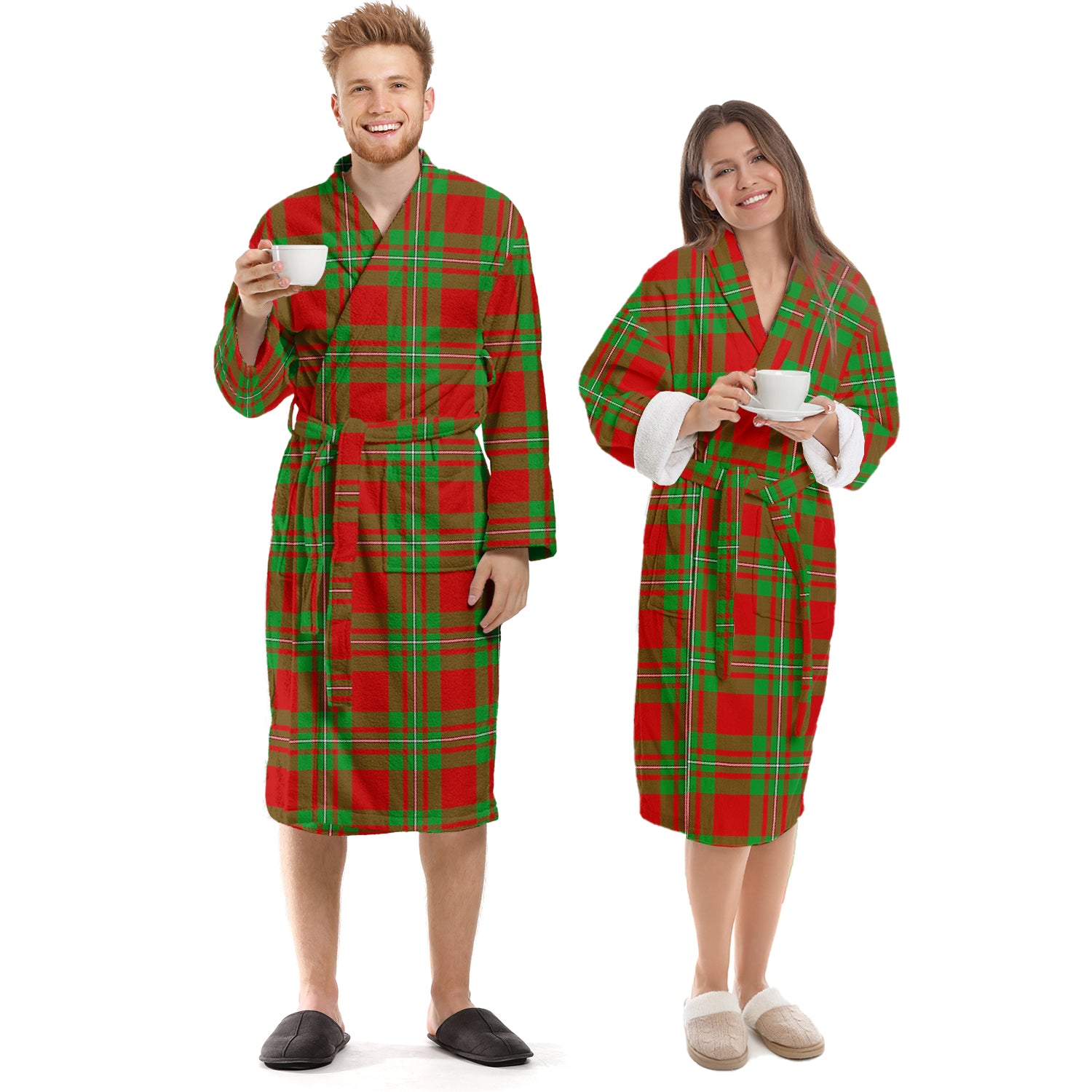 Grierson Tartan Bathrobe Unisex S - Tartan Vibes Clothing