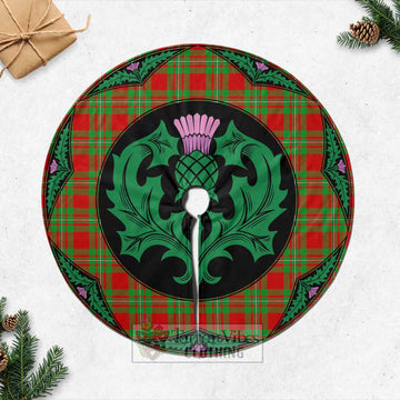 Grierson Tartan Christmas Tree Skirt Scottish Thistle Style Casual Tree Skirts - Tartan Vibes Clothing