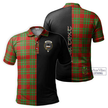 Grierson Tartan Polo Shirt with Family Crest and Half Of Me Style Kid - Tartan Vibes Clothing