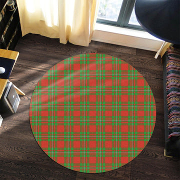 Grierson Tartan Round Rug Premium Round Rug - Tartan Vibes Clothing