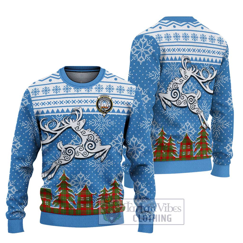 Grierson Clan Christmas Ugly Sweater Celtic Reindeer Style Unisex - Tartan Vibes Clothing