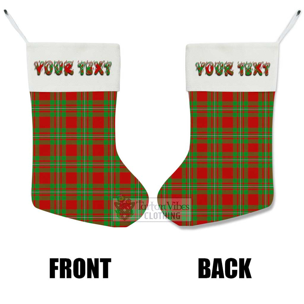 Grierson Tartan Christmas Stocking with Personalized Text - Tartan Vibes Clothing