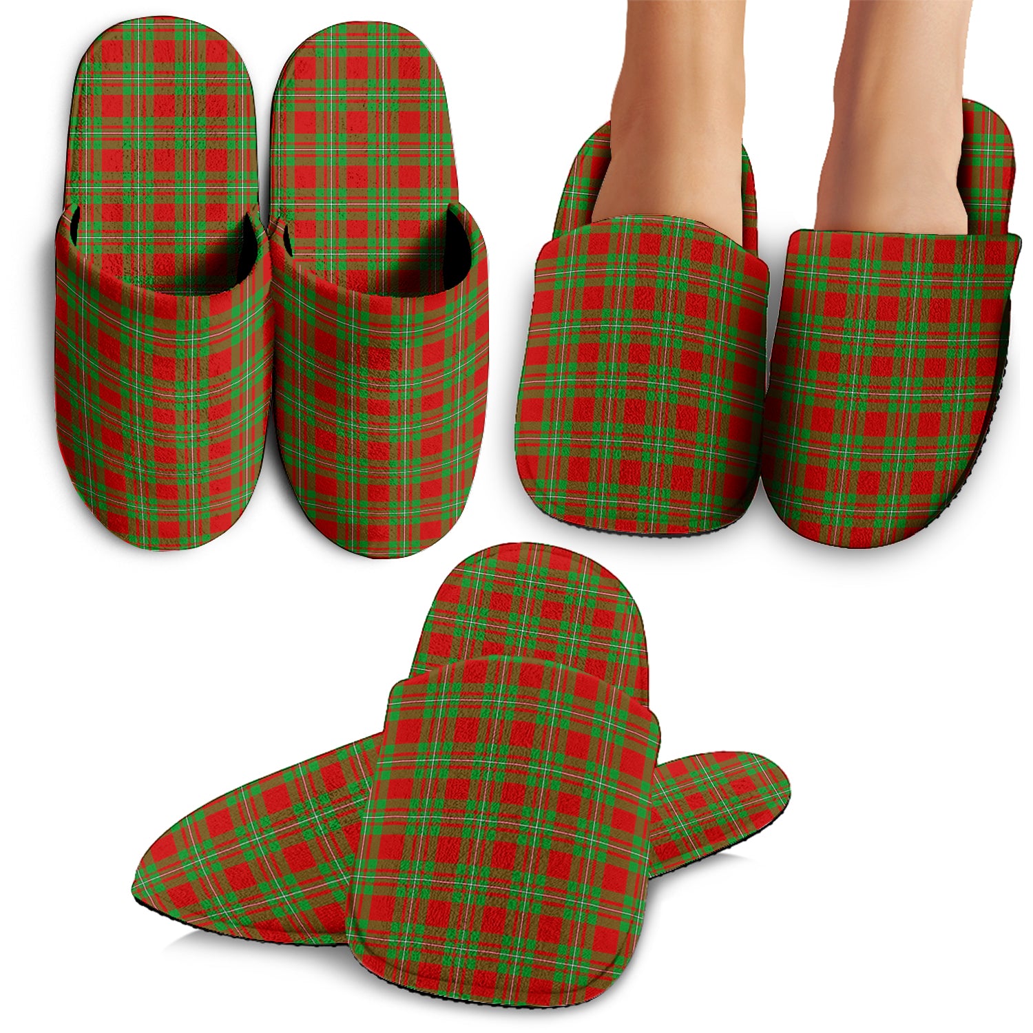 Grierson Tartan Home Slippers - Tartan Vibes Clothing