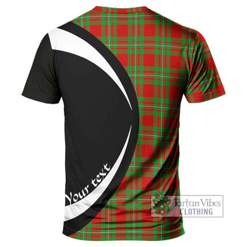 Grierson Tartan T-Shirt with Family Crest Circle Style - Tartan Vibes Clothing