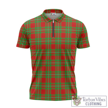 Grierson Tartan Zipper Polo Shirt - Tartan Vibes Clothing