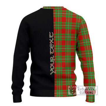 Grierson Tartan Ugly Sweater with Family Crest and Half Of Me Style - Tartan Vibes Clothing