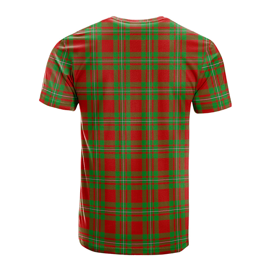 Grierson Tartan T-Shirt with Family Crest - Tartan Vibes Clothing