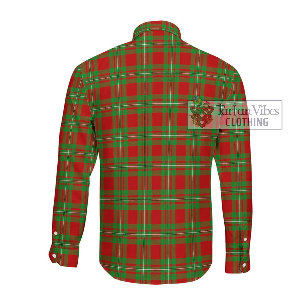 Grierson Tartan Long Sleeve Button Shirt with Family Crest DNA In Me Style - Tartanvibesclothing Shop
