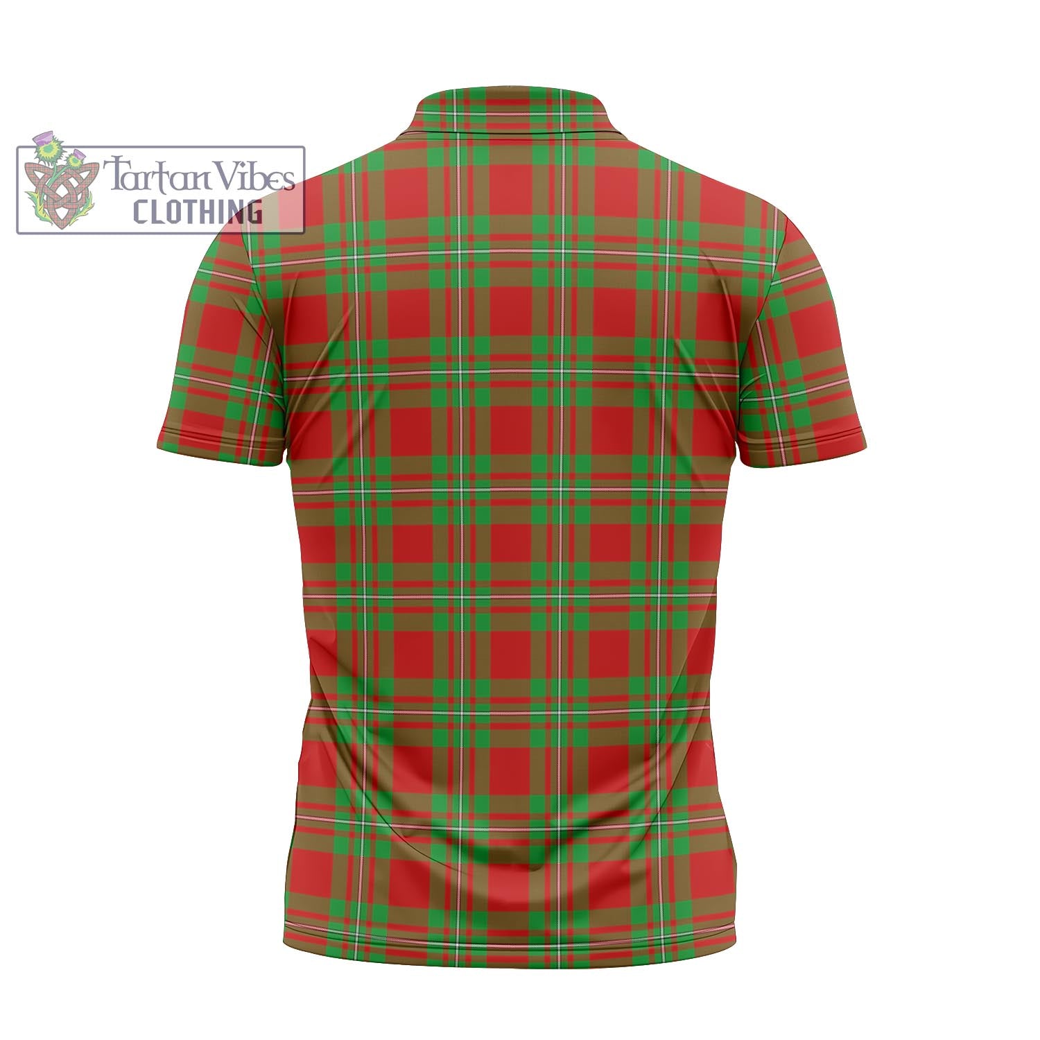 Grierson Tartan Zipper Polo Shirt - Tartan Vibes Clothing