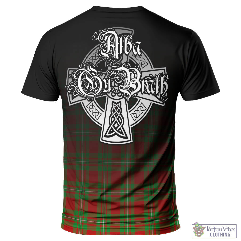Grierson Tartan T-Shirt Featuring Alba Gu Brath Family Crest Celtic Inspired - Tartan Vibes Clothing