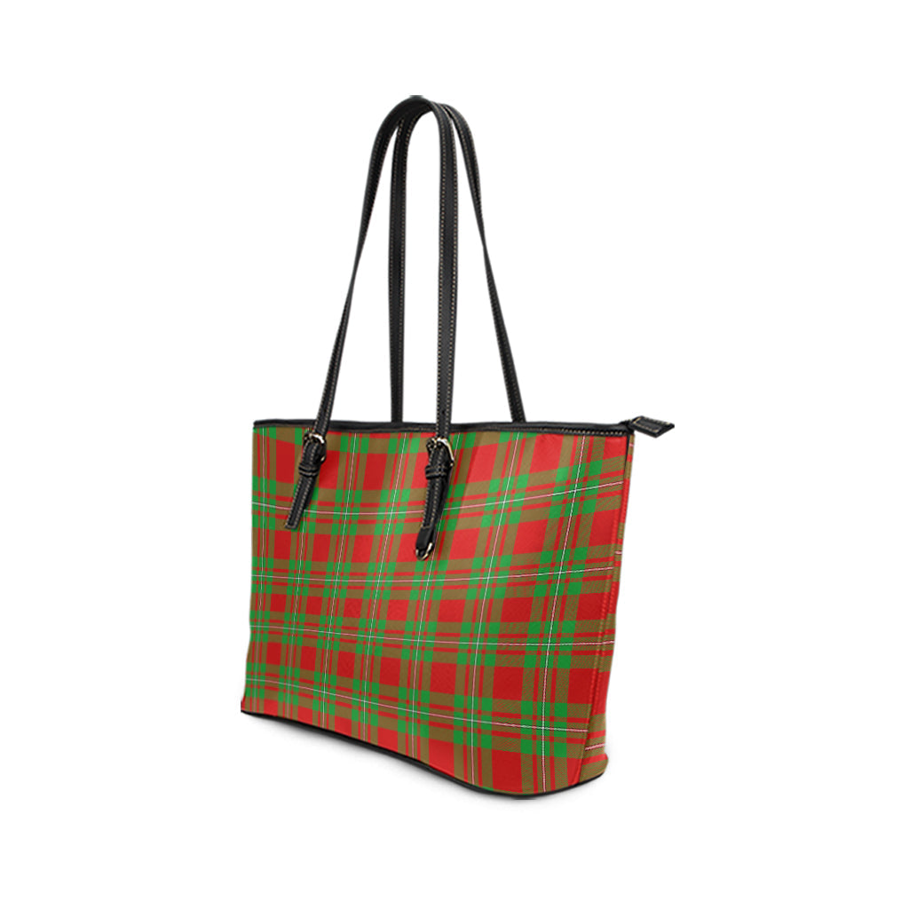 Grierson Tartan Leather Tote Bag - Tartan Vibes Clothing