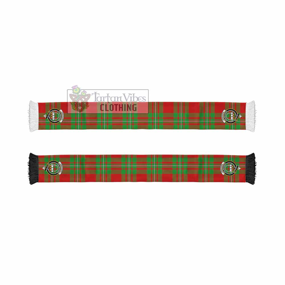 Grierson Tartan Ruffneck Scarf with Family Crest - Tartan Vibes Clothing