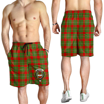 Grierson Tartan Mens Shorts with Family Crest - Tartan Vibes Clothing
