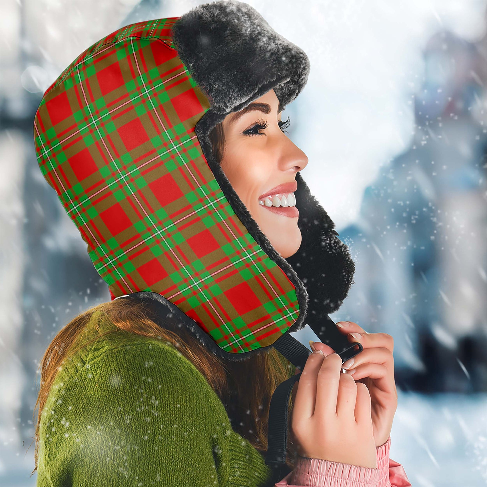 Grierson Tartan Winter Trapper Hat - Tartan Vibes Clothing