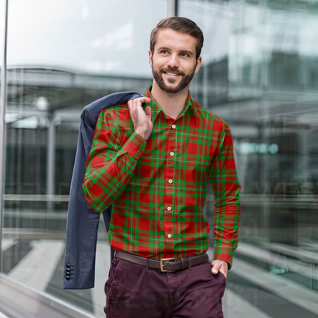 Grierson Tartan Long Sleeve Button Up Shirt - Tartan Vibes Clothing