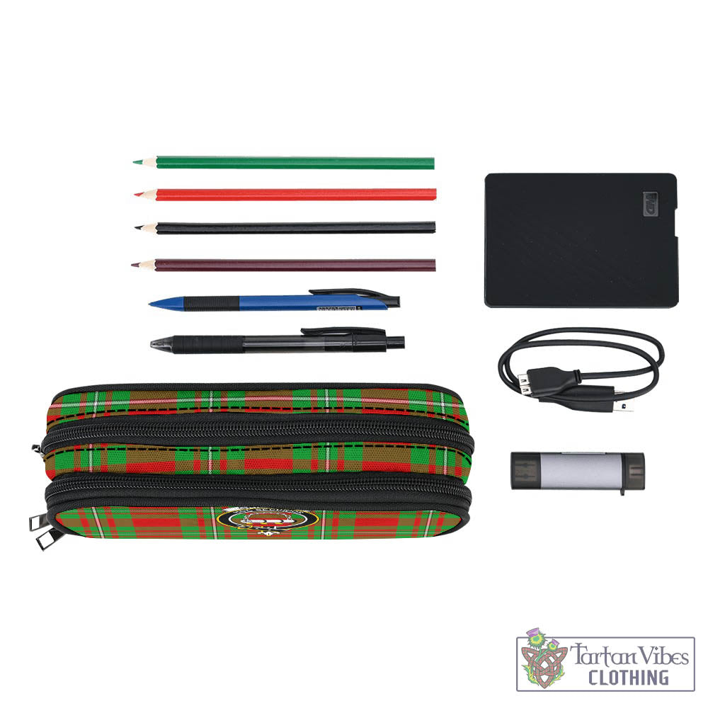 Grierson Tartan Pen and Pencil Case with Family Crest - Tartan Vibes Clothing