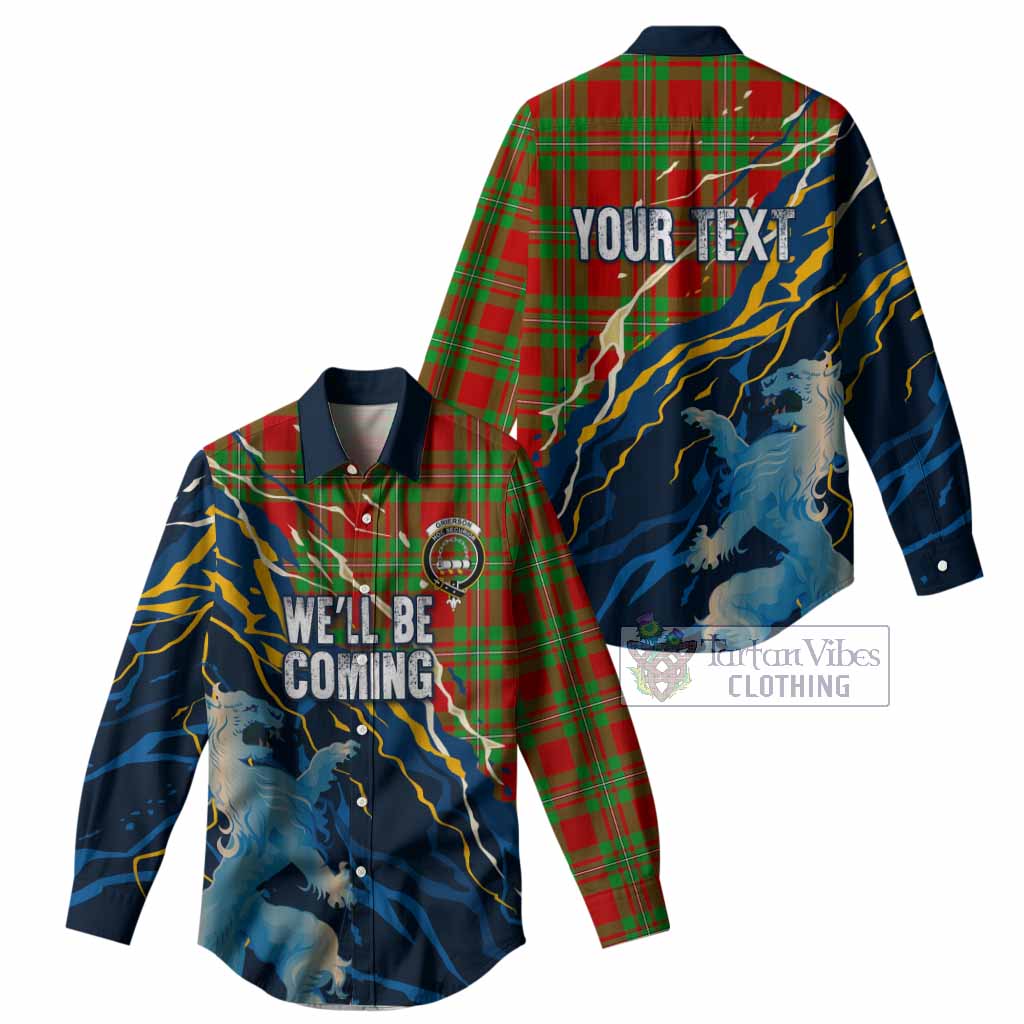 Grierson Scotland Tartan Women Casual Shirt WC2026 Football - We'll Be Coming