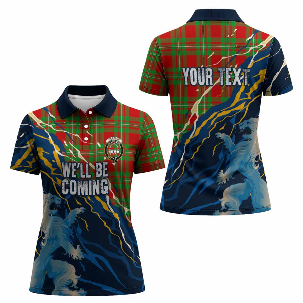 Grierson Scotland Tartan Women Polo Shirt WC2026 Football - We'll Be Coming