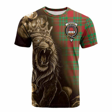 Grierson Tartan Cotton T-shirt Roaring Lion Heritage