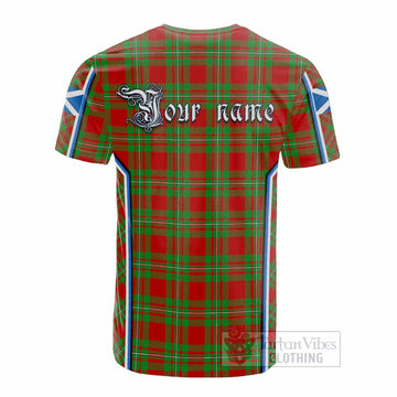 Grierson Tartan Crest Cotton T-shirt Scotland Coat of Arm Flag Style - Tartan Vibes Clothing
